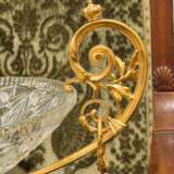 Baccarat Cut Crystal Centerpiece Mounted on Chiseled Gilt Bronze 19th Century Crystal bronze Napoleon III 19th century - photo 12
