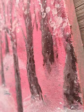 Фея Драже Зимний лес Toile sur le sous-châssis Technique mixte Impressionnisme Paysage d'hiver Москва 2021 - photo 3