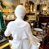 Young woman with jug Carrara marble signed Bonnal early 20th century Marbre 19th century - photo 3