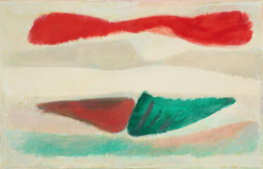 Georg Meistermann. Rot über Grün und Rot (Rote Schwinge)