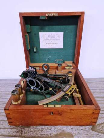 Sextant Henry Huches &amp;amp; Fils Metall Other style At the turn of 19th -20th century - Foto 1