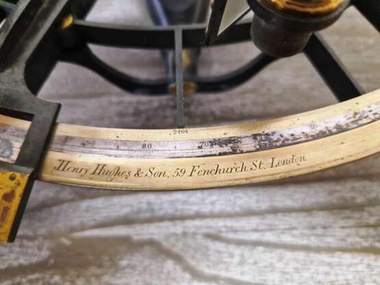 Sextant Henry Huches &amp;amp; Fils Metall Other style At the turn of 19th -20th century - Foto 3