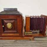 Projecteur ancien avec bo&icirc;te d&amp; 39;origine Acajou Other style At the turn of 19th -20th century - photo 1