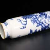 Qing Dynasty blue and white porcelain Kirin pattern bottle - photo 3