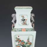 Qing Dynasty Multicolored Flower and bird pattern Ornamental bottle - photo 2