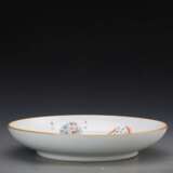 Colorful porcelain plate in the late Qing Dynasty - photo 8