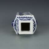 Qing Dynasty Blue and white porcelain Character scene Ornamental bottle - Foto 7