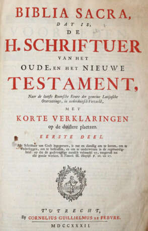 Biblia neerlandica. - фото 2