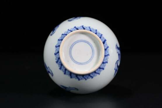 18th century Qing Dynasty blue and white porcelain Kirin pattern long-necked bottle - photo 9