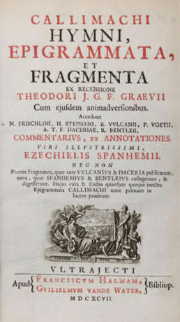 Callimachus, C. - photo 1