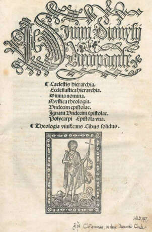 Dionysius Areopagita. - photo 2 Dionysius Areopagita. - photo 2