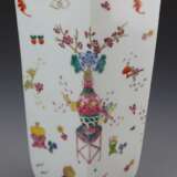 Qing Dynasty Qianlong pastels Fushou pattern double bottle - Foto 5