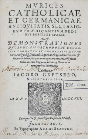 Gretser, J. - фото 1 Gretser, J. - фото 1