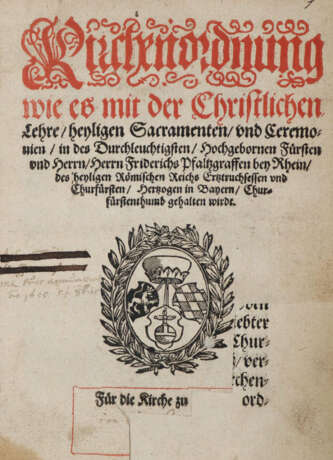 Kirchenordnung, - photo 1