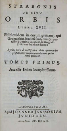 Strabo (von Amasia). - photo 1 Strabo (von Amasia). - photo 1