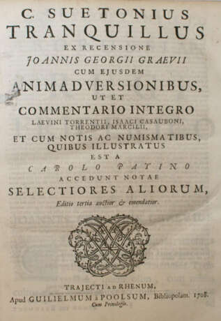Suetonius, T.C. - photo 1 Suetonius, T.C. - photo 1