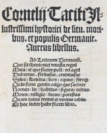 Tacitus, C. - Foto 1