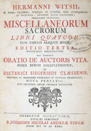 Witsius, H. - Foto 1