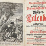 Geschichts- Geschlechts- und Wappen-Calender, - photo 2