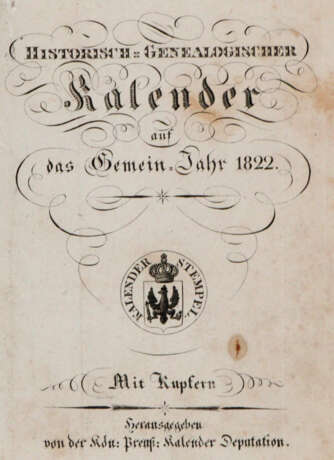 Historisch-genealogischer Kalender - Foto 1