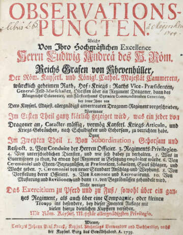 Khevenhüller, L.A.v. - Foto 1 Khevenhüller, L.A.v. - Foto 1