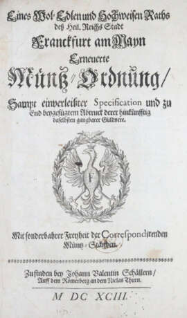 Münz-Ordnung. - фото 1