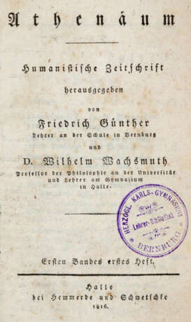 Günther, F. u. W.Wachsmuth (Hrsg.). - photo 1 Günther, F. u. W.Wachsmuth (Hrsg.). - photo 1