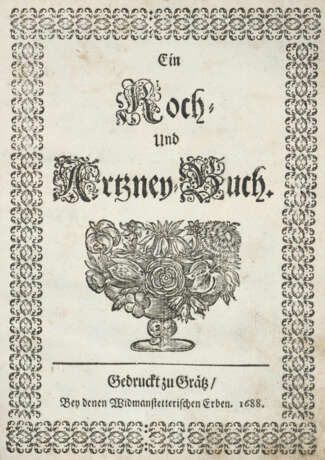 Koch- und Artzney-Buch, Ein. - фото 1