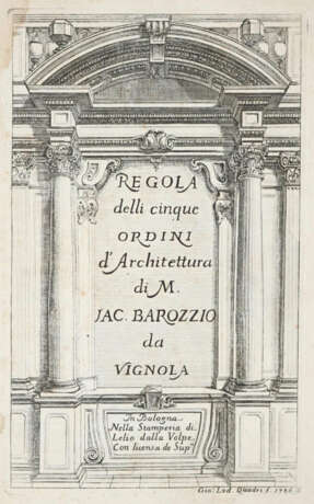 Vignola, G.B.da. - фото 1 Vignola, G.B.da. - фото 1