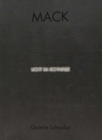 Mack, Heinz. - Foto 6 Mack, Heinz. - Foto 6
