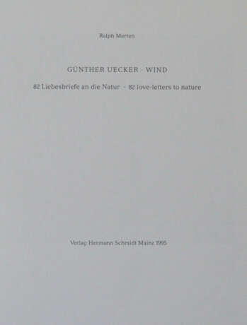 Uecker, Günther - Foto 4 Uecker, Günther - Foto 4