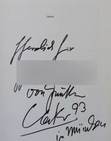 Uecker, Günther - Foto 5 Uecker, Günther - Foto 5