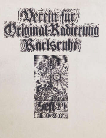 Verein für Originalradierung Karlsruhe. - фото 1 Verein für Originalradierung Karlsruhe. - фото 1