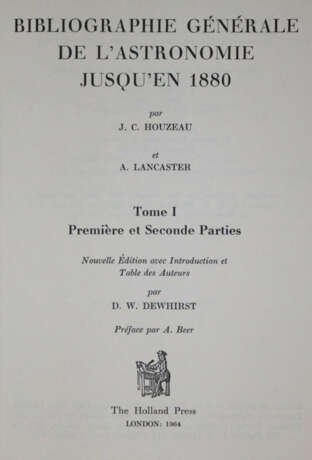 Houzeau, J.C. u. A.Lancaster. - photo 1 Houzeau, J.C. u. A.Lancaster. - photo 1