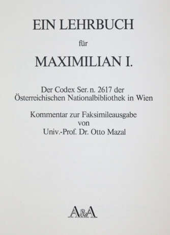 Lehrbuch für Maximilian I. - Foto 2 Lehrbuch für Maximilian I. - Foto 2