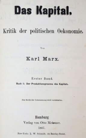 Marx, K. - Foto 1 Marx, K. - Foto 1