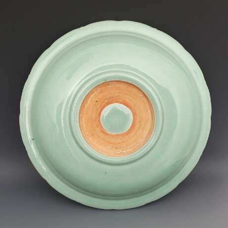 Song Dynasty Longquan Kiln Green glaze Dragon pattern Big plate - Foto 6