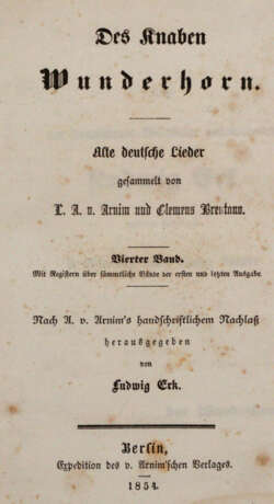 Arnim, L.A.v. u. C.Brentano. - photo 2