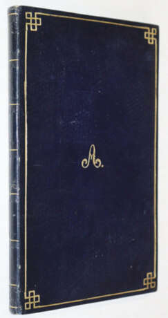 Dunkelblauer Lederband - photo 1