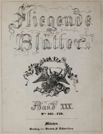 Fliegende Blätter. - photo 1 Fliegende Blätter. - photo 1