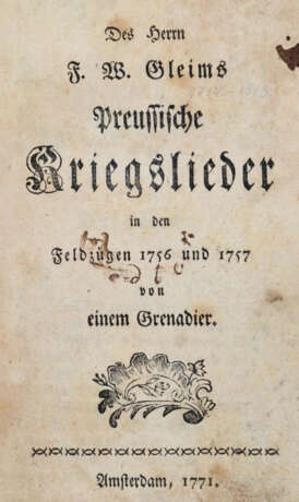 Gleim, J.W. - фото 1