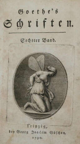 Goethe, (J.W.v.). - photo 1 Goethe, (J.W.v.). - photo 1