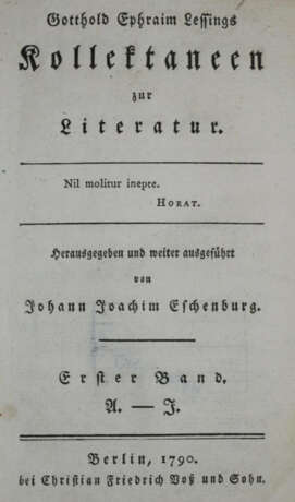 Lessing, G.E. - фото 1