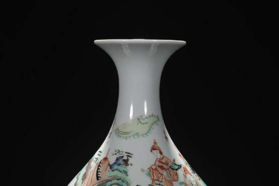 Colorful glaze Beijing opera characters porcelain bottle in the Qing Dynasty - Foto 5