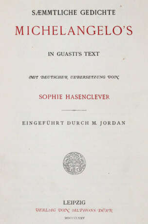Michelangelo (Buonarotti). - фото 1 Michelangelo (Buonarotti). - фото 1
