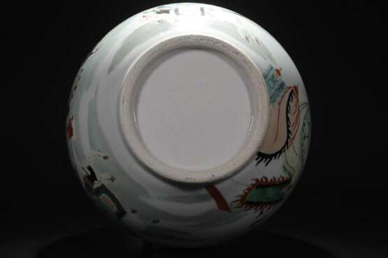 Colorful glaze Beijing opera characters porcelain bottle in the Qing Dynasty - Foto 9