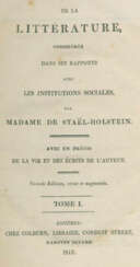 Stael-Holstein, (A.L.G.de).