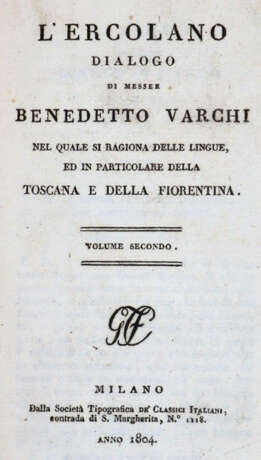 Varchi, B. - photo 1 Varchi, B. - photo 1