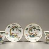 20th Century a pair Painted cup - photo 1