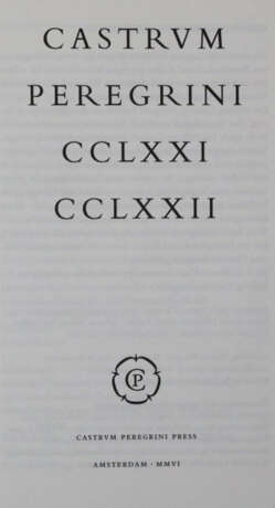 Castrum Peregrini. - фото 1